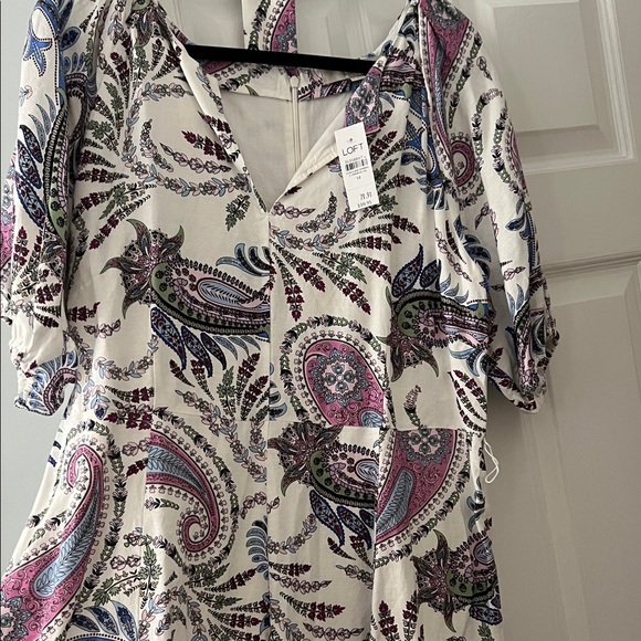 Loft Paisley Print Dress - Picture 5 of 5